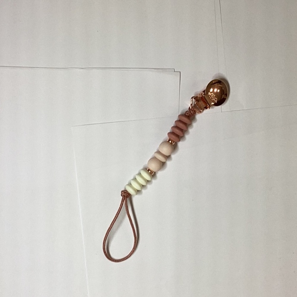Adorable, baby pacifier clip